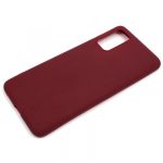 Silikonski ovitek za Samsung Galaxy S21 Plus G996 - mat bordo rdeč