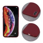 Silikonski ovitek za Samsung Galaxy A52 A525 / Samsung Galaxy A52s A528 - mat bordo rdeč