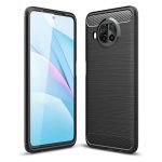 Silikonski ovitek za Xiaomi Mi 10T Lite - mat carbon črn