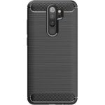 Silikonski ovitek za Xiaomi Redmi 9 - mat carbon črn