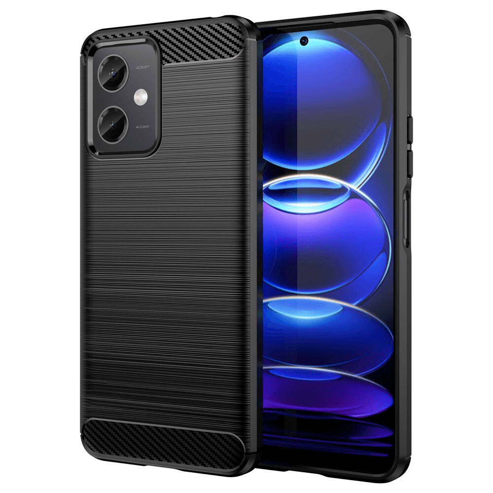 Silikonski ovitek za Xiaomi Redmi Note 13 Pro Plus 5G - mat carbon črn