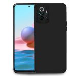 Silikonski ovitek za Xiaomi Redmi Note 10 / Note 10s - mat črn