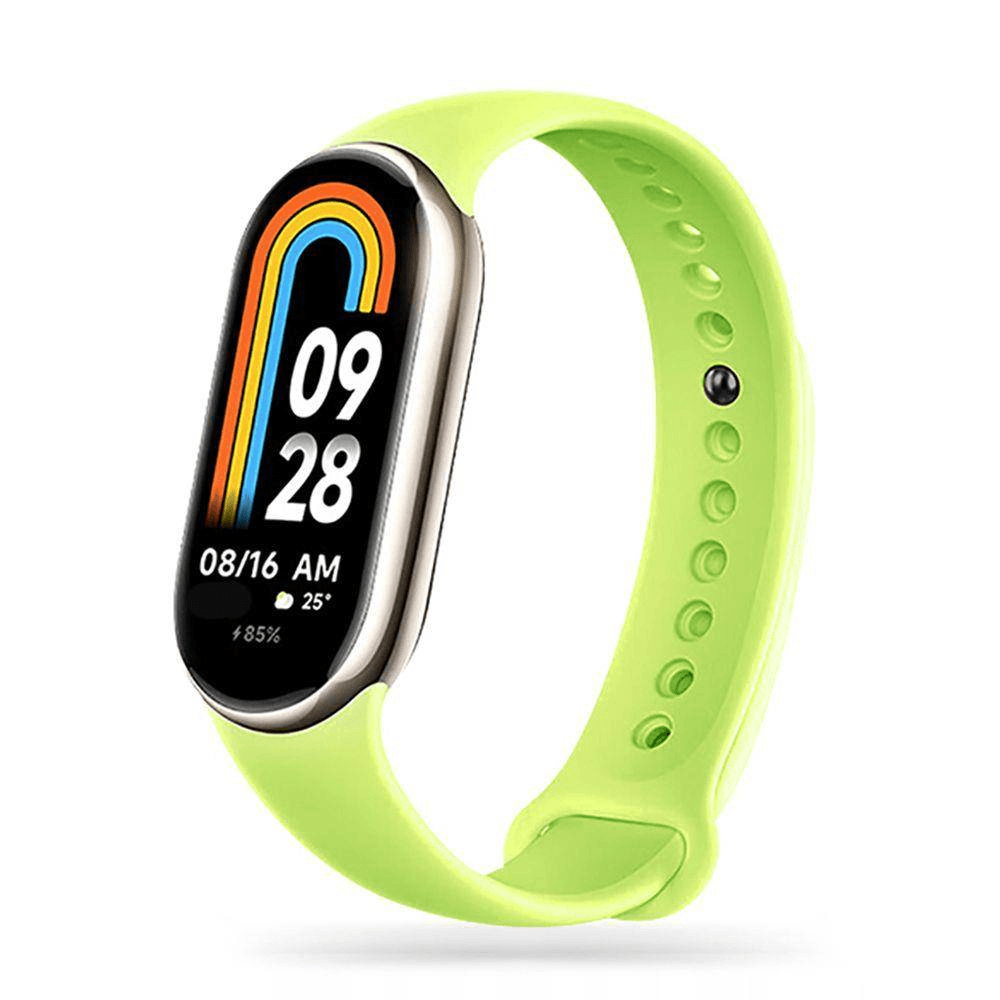 Silikonski pašček za uro Xiaomi Mi Band 8 - limeta