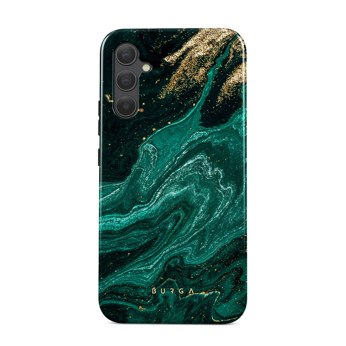 Silionski ovitek Tough za Samsung Galaxy A35 - Burga -  Emerald Pool