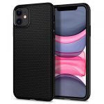 Spigen Liquid Air silikonski ovitek za iPhone 11 črn