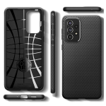 Spigen Liquid Air silikonski ovitek za Samsung Galaxy A33 A336 5G črn