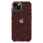 Spigen Liquid Crystal Glitter ovitek za iPhone 13 Mini - prozorno roza z bleščicami