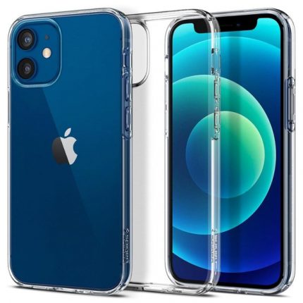 Spigen Liquid Crystal ovitek za iPhone 12 Mini - prozoren