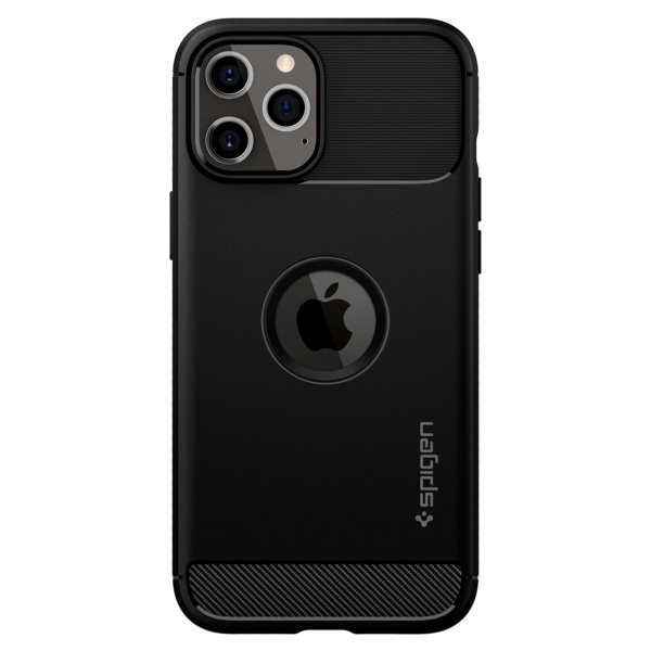 Spigen Rugged Armor silikonski ovitek za iPhone 12 / 12 Pro