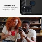 Spigen Rugged Armor silikonski ovitek za Samsung Galaxy A21s A217