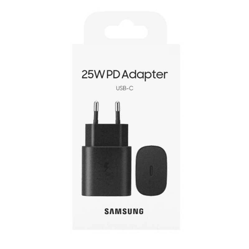 SAMSUNG hišni adapter 220V EP-TA800NBE Super Fast Charge 25W (EU Blister) -črn - poškodovana embalaža