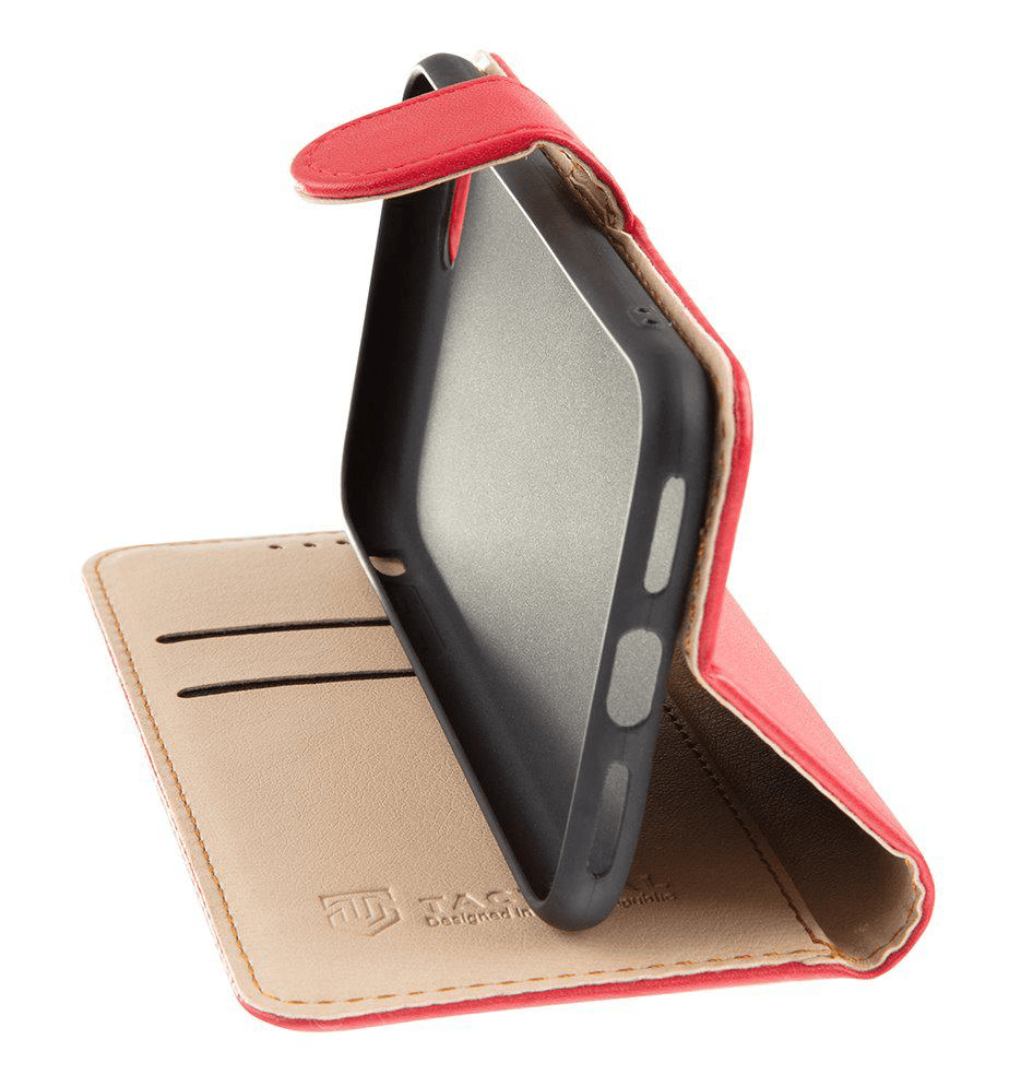 Tactical preklopna torbica Fancy Diary gladka Xiaomi Redmi Note 13 5G - rdeča