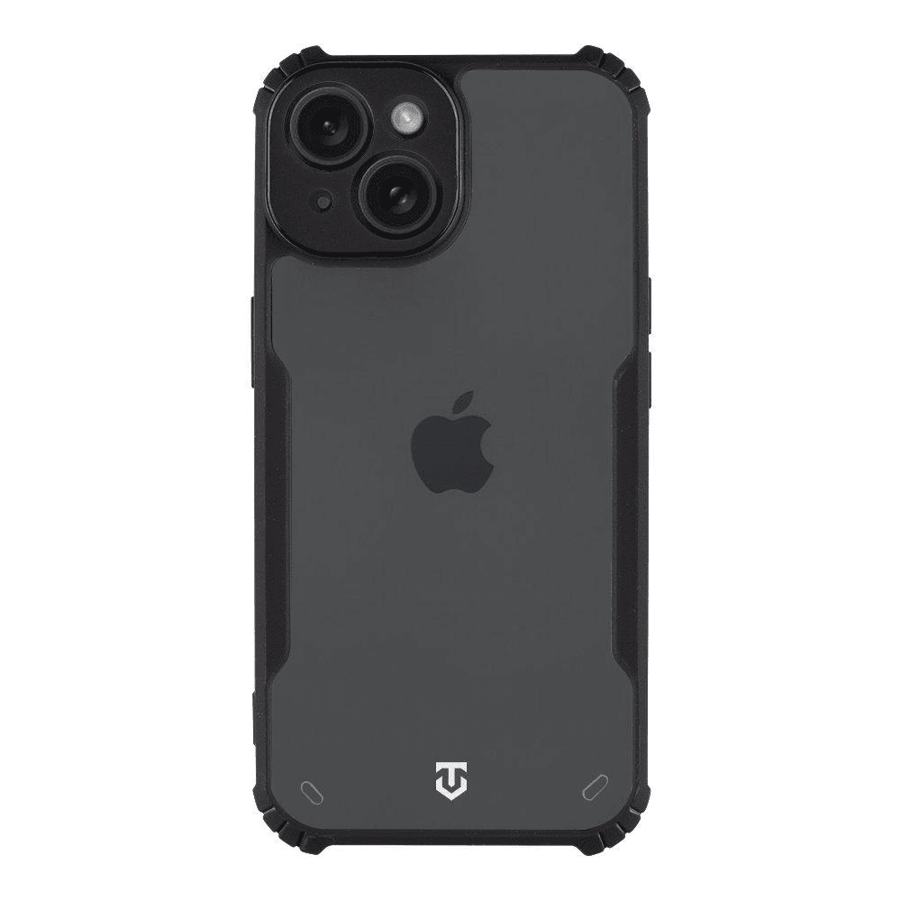 Tactical Quantum silikonski ovitek za iPhone 14 - prozorno črn