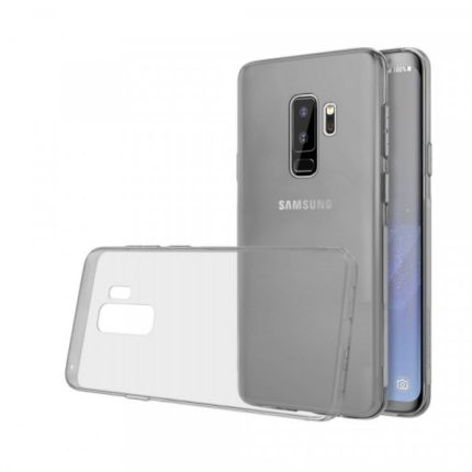 Ultra tanek silikonski ovitek za Samsung Galaxy S9 G960 - prozorno črn