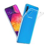 Ultra tanek silikonski ovitek za Samsung Galaxy A50 A505 - prozoren