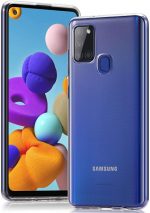 Ultra tanek silikonski ovitek za Samsung Galaxy A21s A217 - prozoren