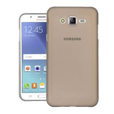 Ultra tanek silikonski ovitek za Samsung Galaxy J3 2016 J320 - prozorno črn