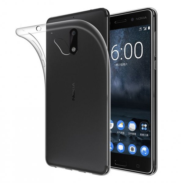 Ultra tanek silikonski ovitek za Nokia 3 - prozoren