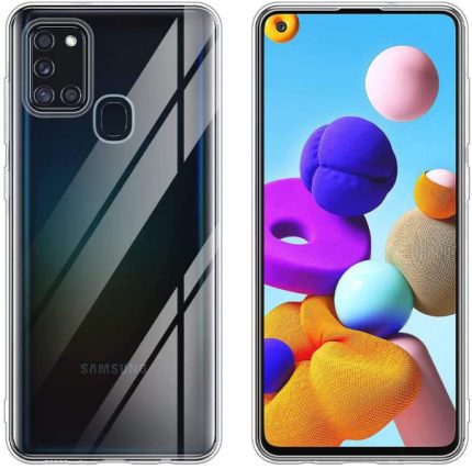 Ultra tanek silikonski ovitek za Samsung Galaxy A21s A217 - prozoren