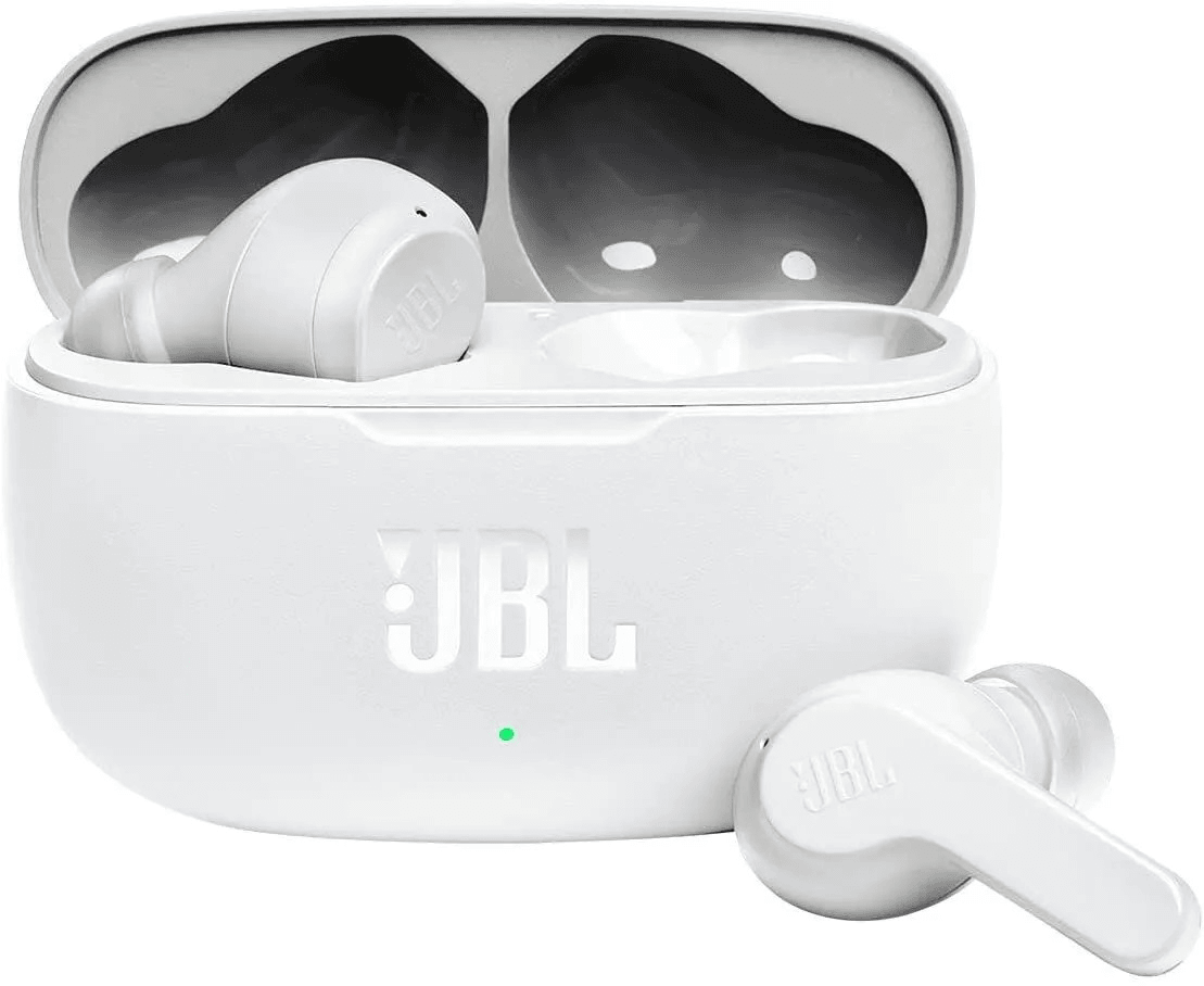 JBL bluetooth slušalke Wave 200TWS - bele